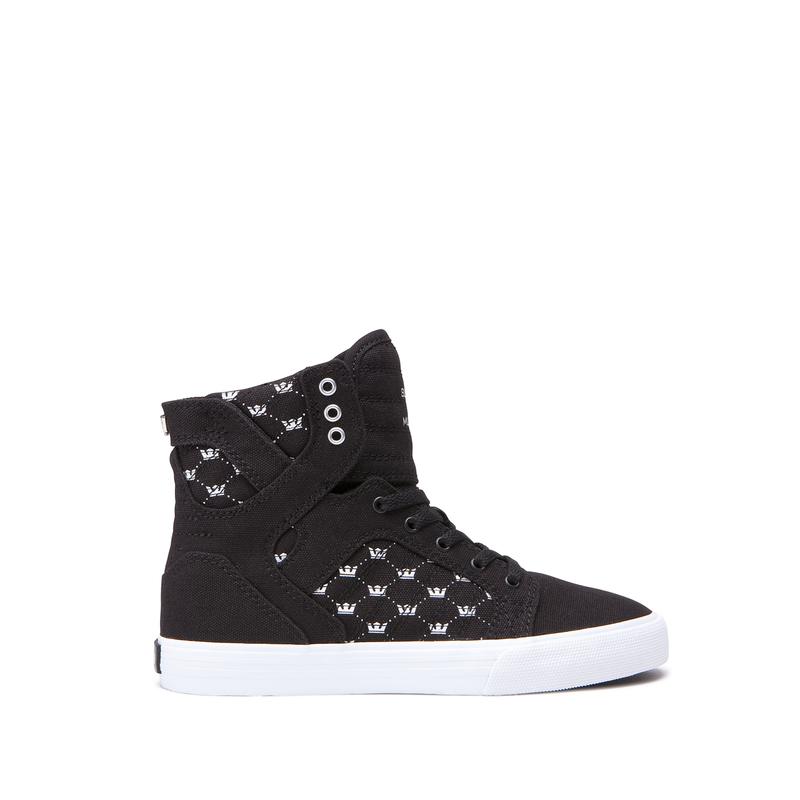 Zapatillas Altas Supra Argentina Niños - SKYTOP Negras (TFPZY-1528)